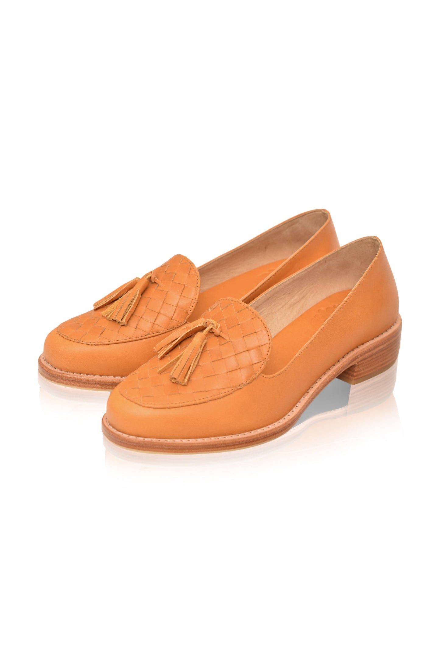 Woven Leather Loafers — Off-Duty Editor
