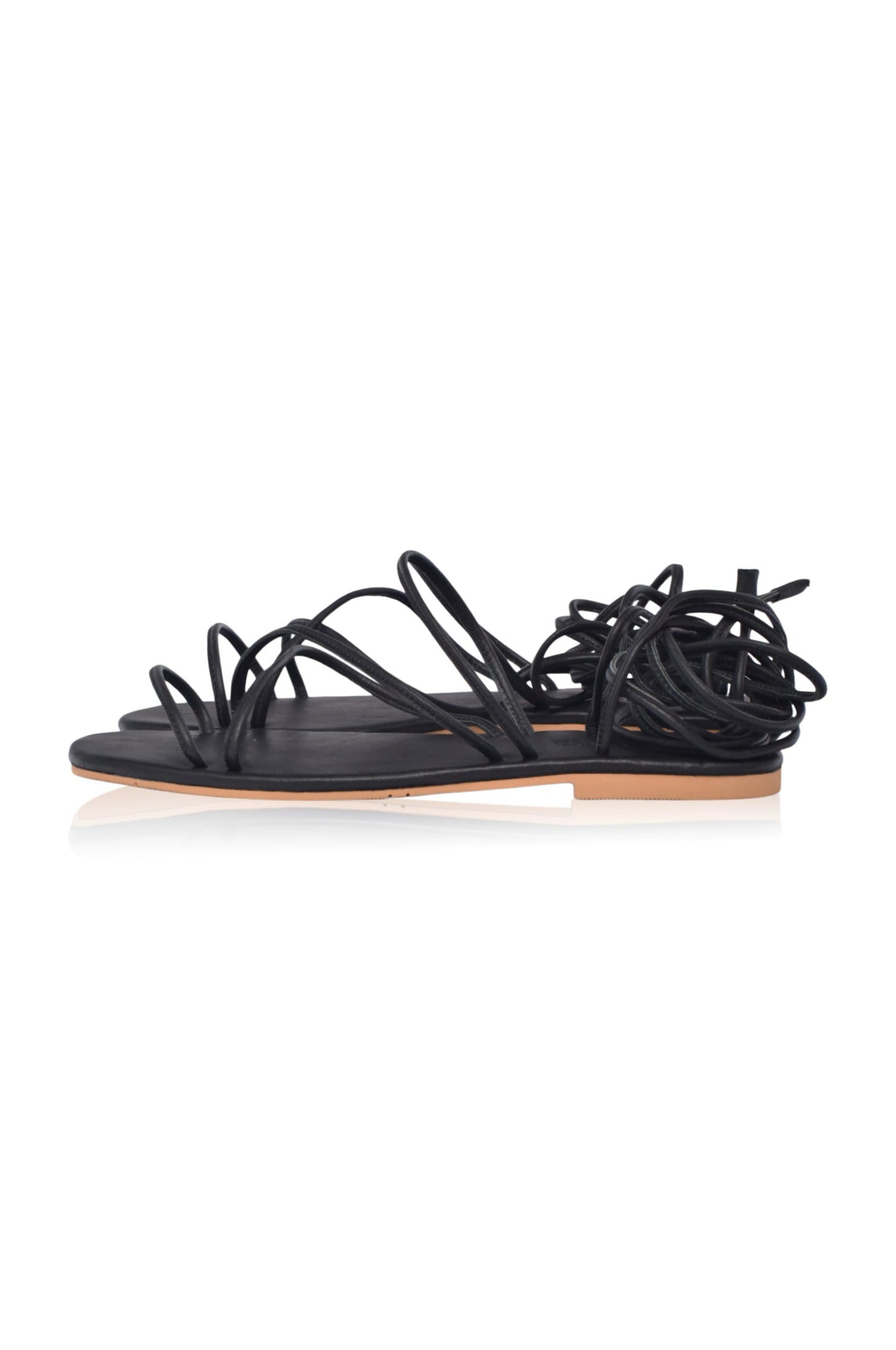 Strappy Leather Sandals — Night Walk