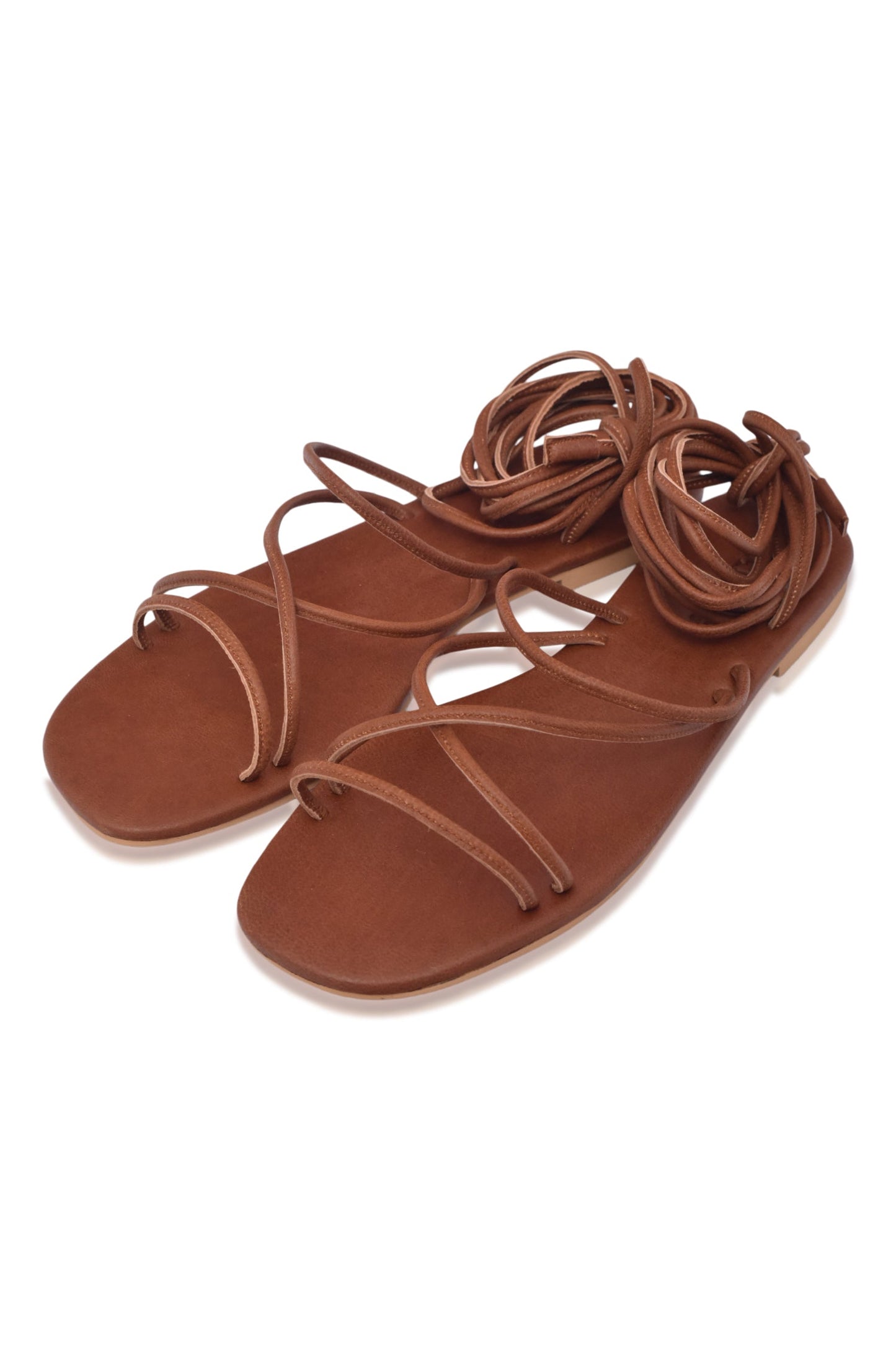 Strappy Leather Sandals — Night Walk