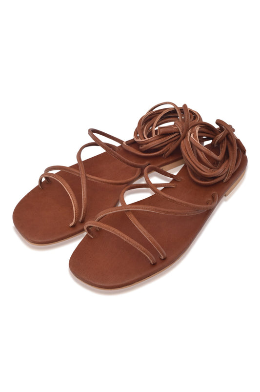 Strappy Leather Sandals — Night Walk