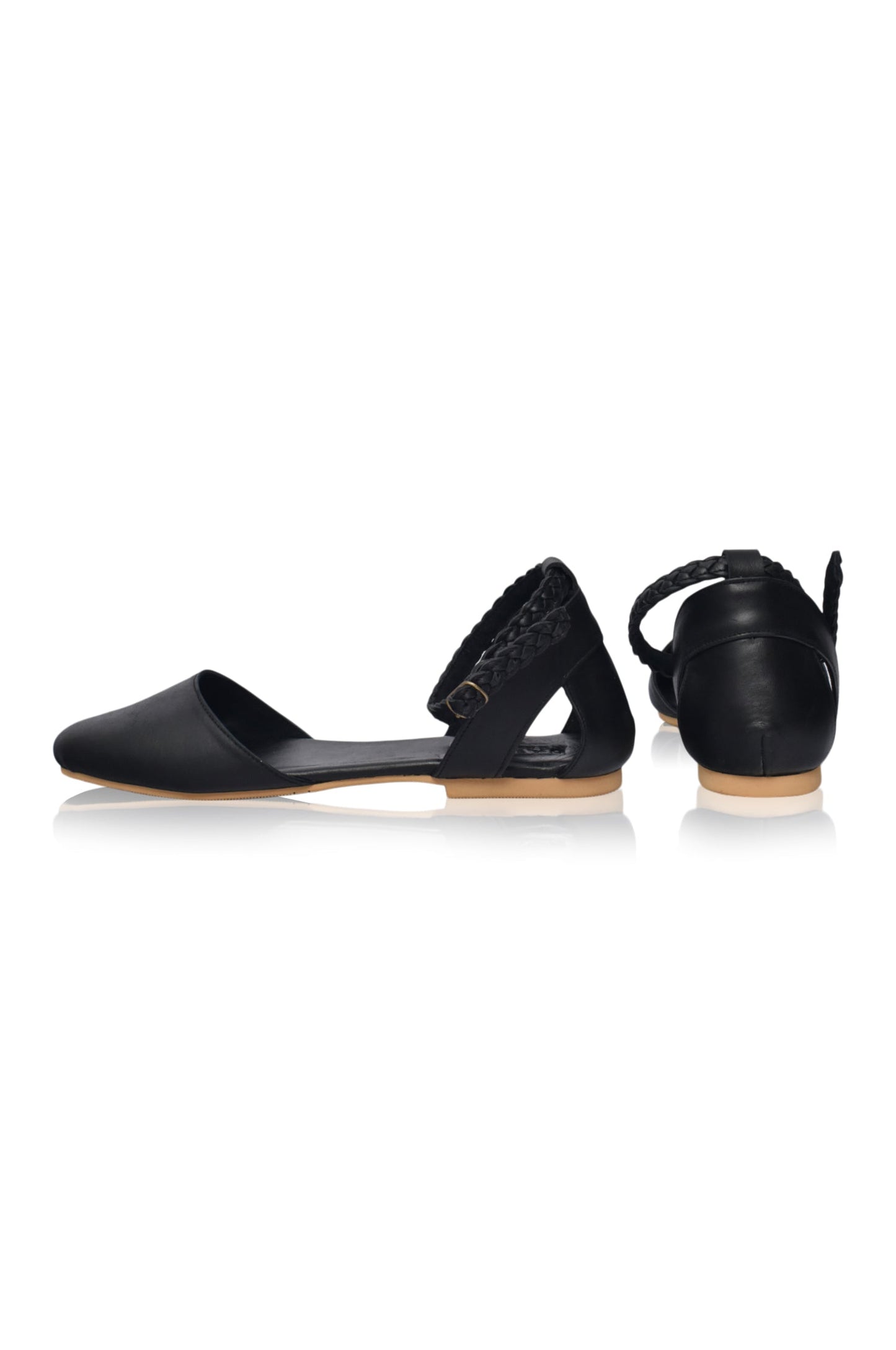 Leather Ballet Flats — Left Bank