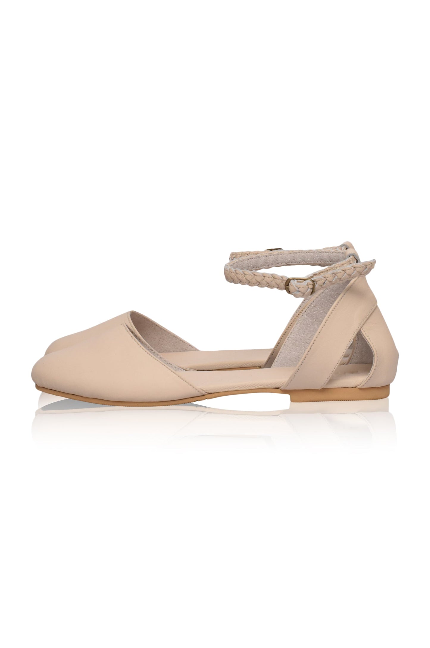 Leather Ballet Flats — Left Bank