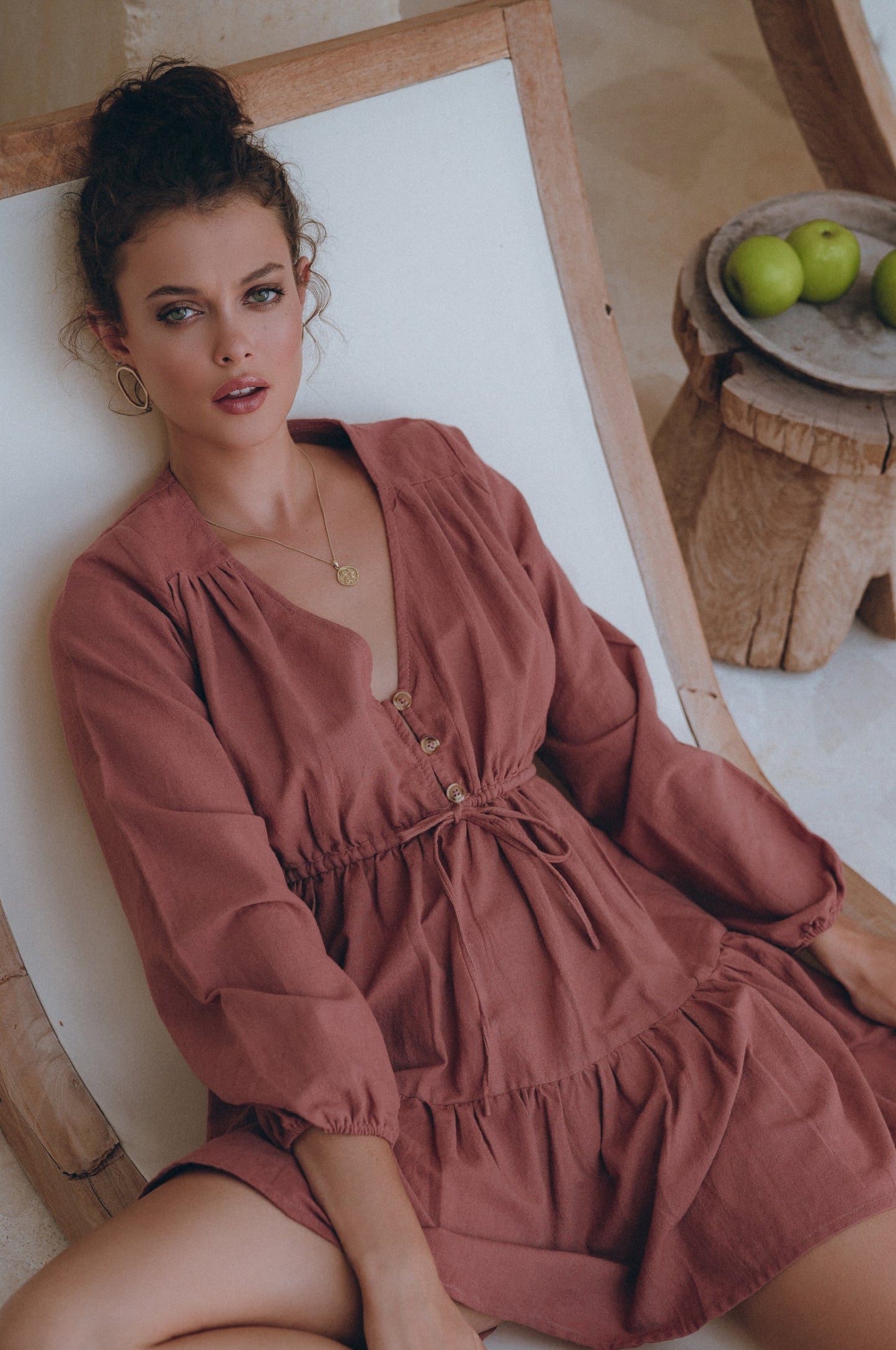 Linen Mini Dress — Riviera State of Mind