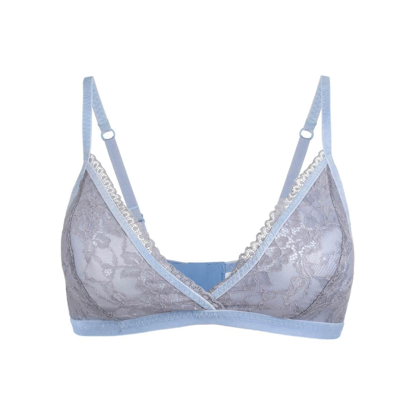 Silk & Organic Cotton Lace Bralette — Quiet Lace