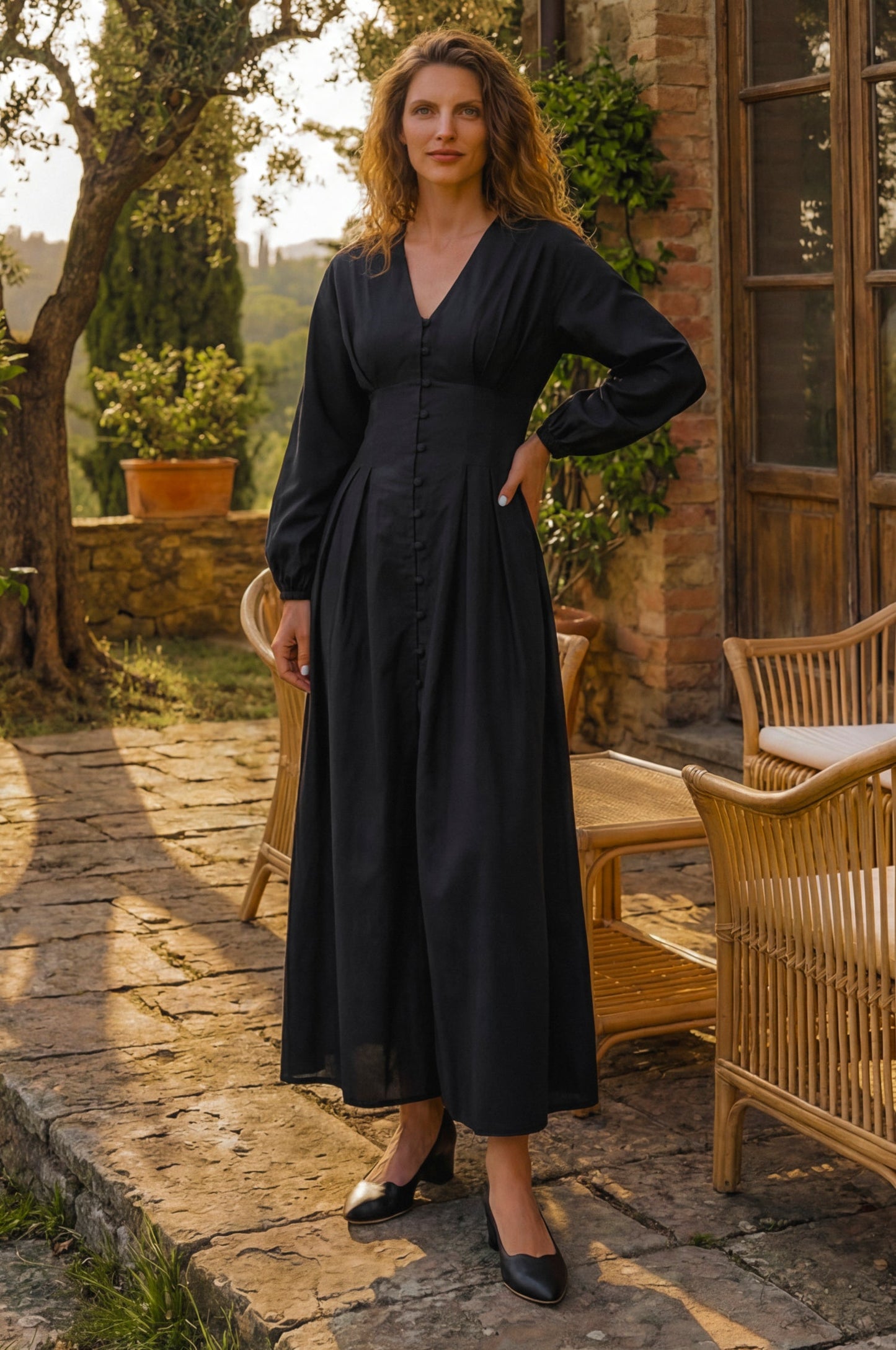 Button-Down Linen Shirt Dress — Off-Duty Editor