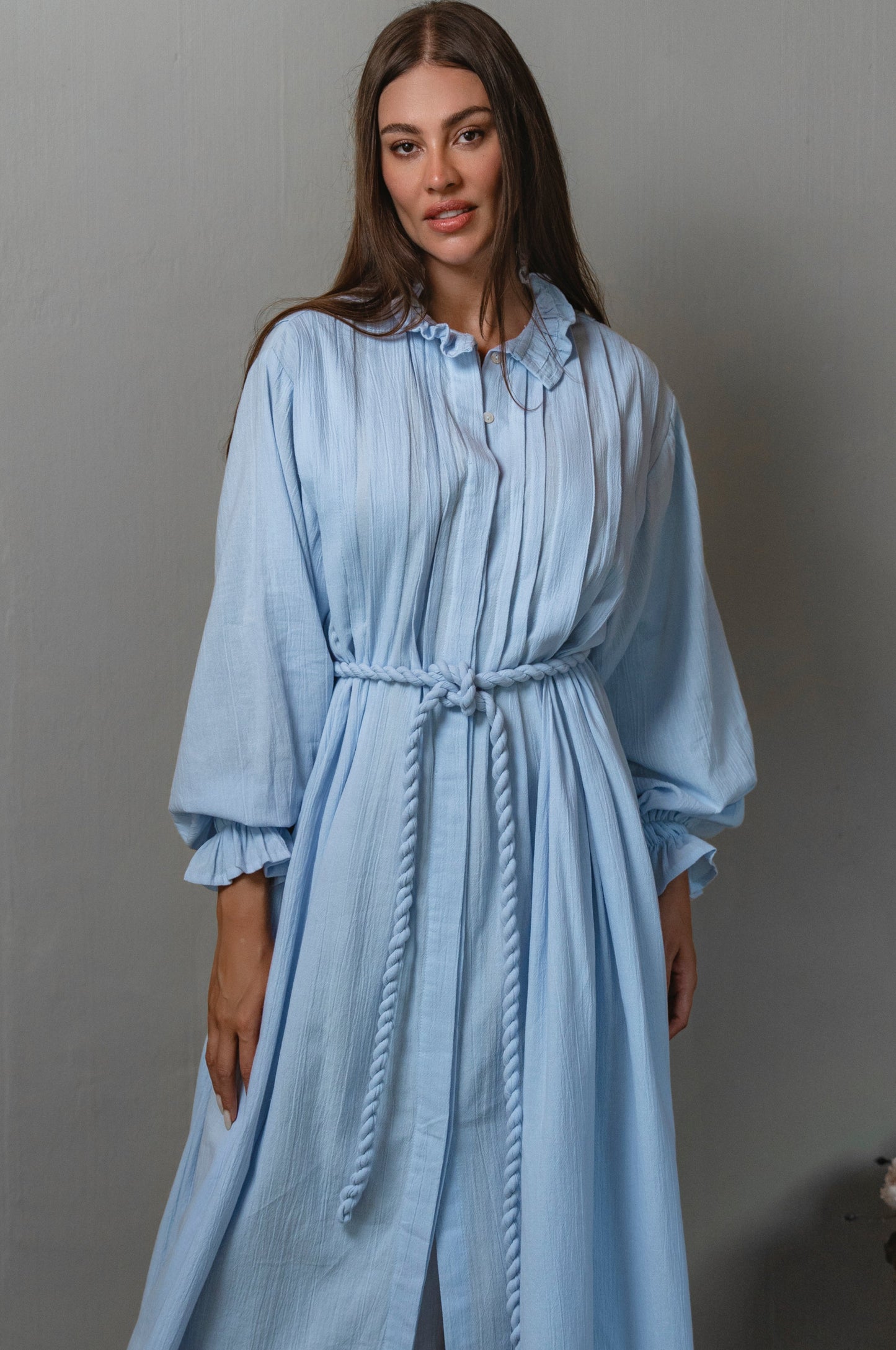 Ruffle Linen Dress — Made to Be Noticed