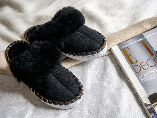 Sheepskin Mules — Off-Duty Warmth